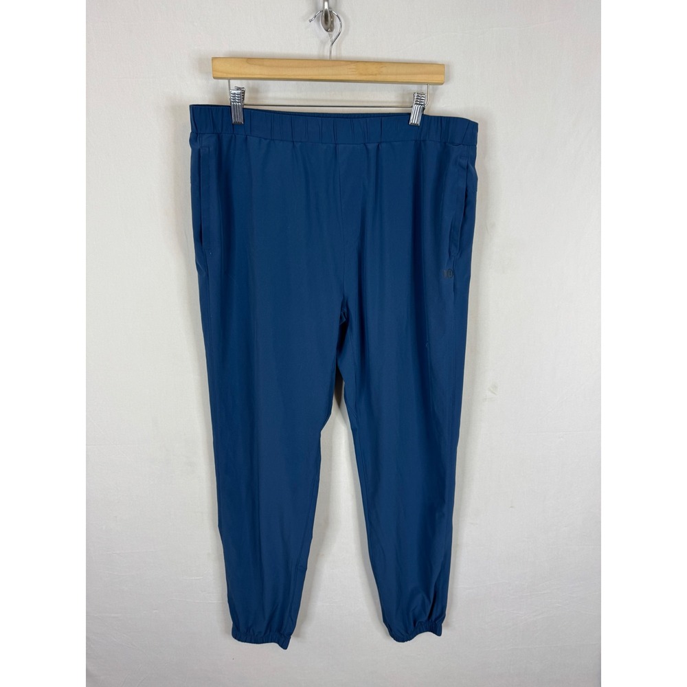 Tentree Mens Destination Joggers Blue Recycled Stretch Travel Pants XL